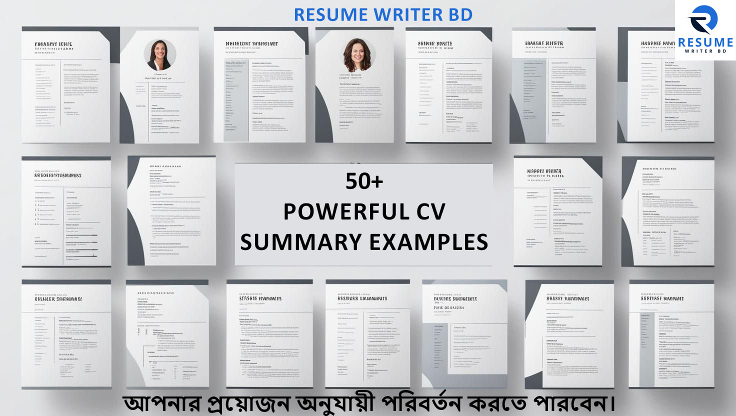 Resume summary examples for entry-level, mid-level, and senior-level professionals across various industries including marketing, IT, finance, and healthcare.